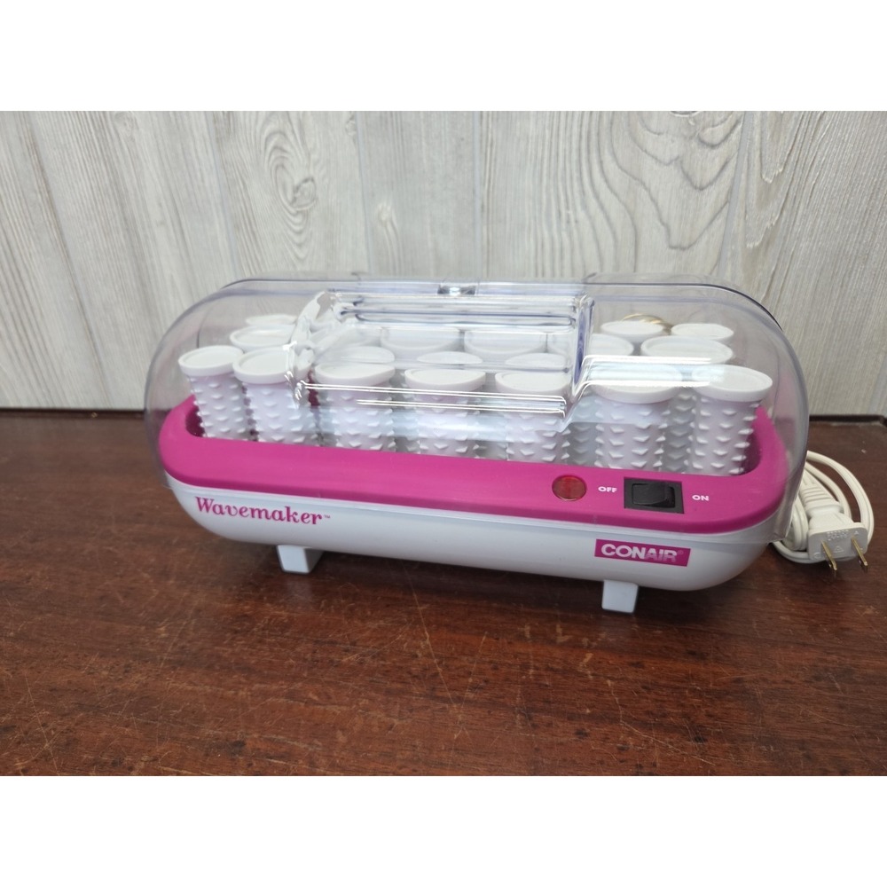 Conair Wavemaker VTG Hair Curlers Model HS 16X Hot Rollers W/ Clips Dance 400W